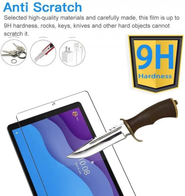 Lenovo M10 TB-X505F Fuchsia Tablet Blue Nano Screen Protector - 3