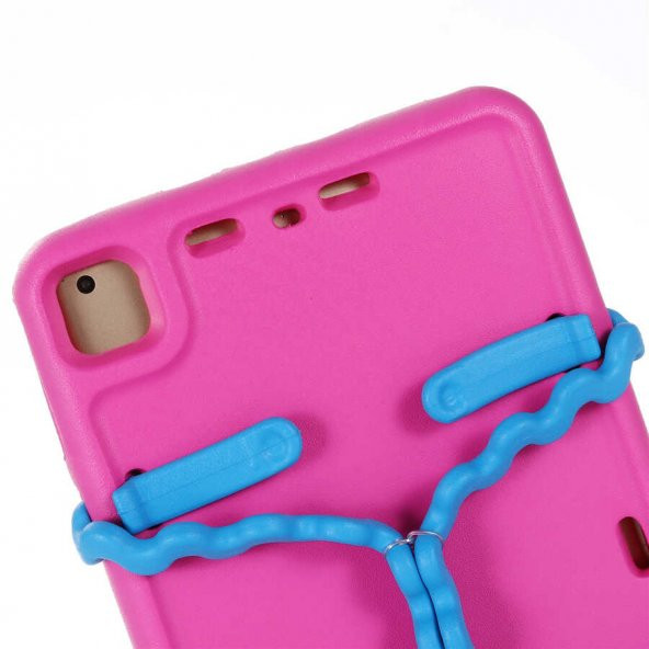 Apple iPad 6 Air 2 Fuchsia Eva Boxer Tablet Silikon - 8