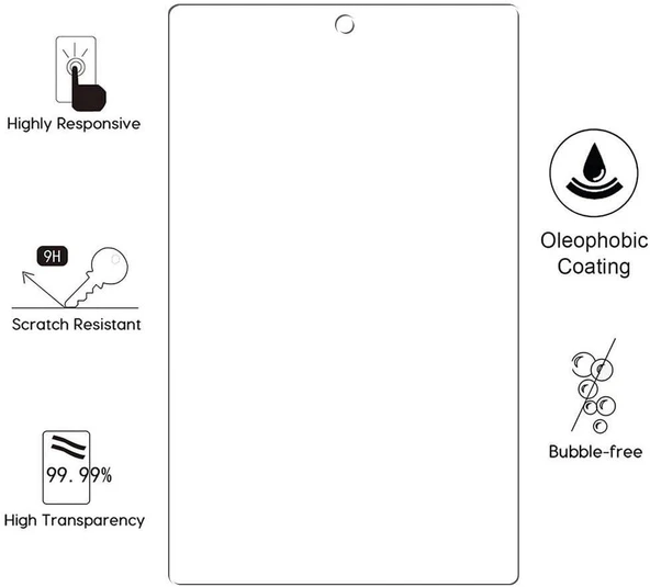 Lenovo M10 TB-X505F Fuchsia Tablet Blue Nano Screen Protector - Resim 2