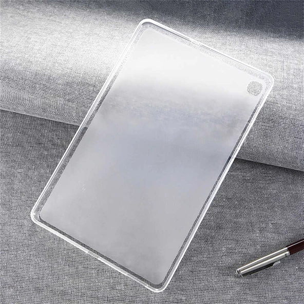 Galaxy Tab A7 10.4 T500 2020 Fuchsia Tablet Süper Silikon Kapak - Resim 6