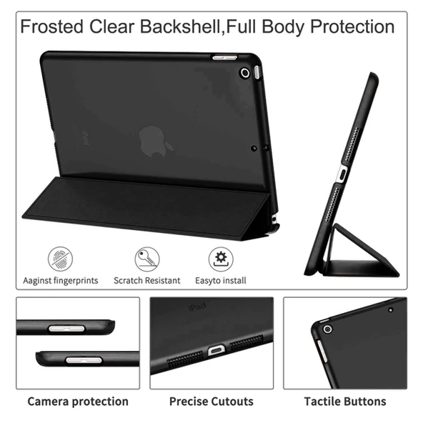 Apple iPad Mini 4. Nesil Smart Cover Standlı 1-1 Tablet Kılıfı - 5