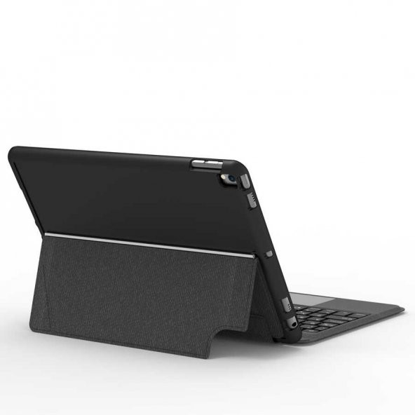 Apple iPad Pro 10.5 7.Nesil Fuchsia Mag Touch Klavyeli Standlı Kılıf - 4