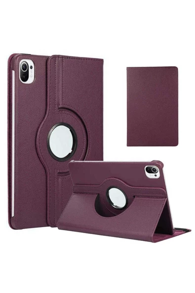 Xiaomi Mi Pad 5 Uyumlu Fuchsia Dönebilen Standlı Kılıf - 2