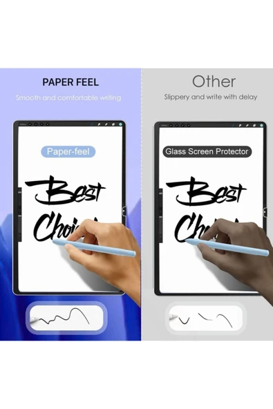 Galaxy Tab S7 Plus T970 Uyumlu Paper-Like Ekran Koruyucu - Resim 3