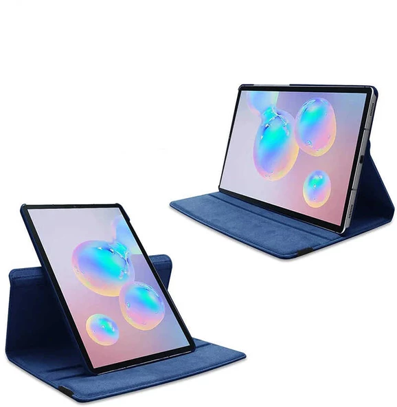 Galaxy Tab S7 FE LTE için Fuchsia Dönebilen Standlı Tablet Kılıfı - 3