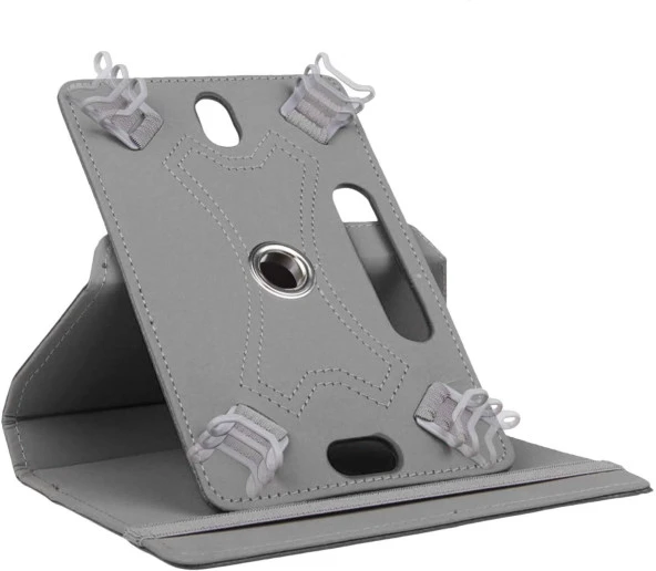 Alcatel 1T10 2020 10 inç Dönebilen Standlı Unversal Tablet Kılıfı - Resim 3