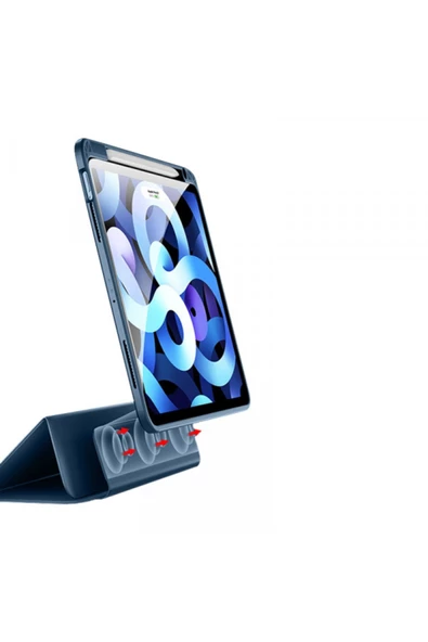 Apple iPad 10.2 2020 (8.Nesil) için Moduler Yapılı Standlı Kılıf - Resim 6