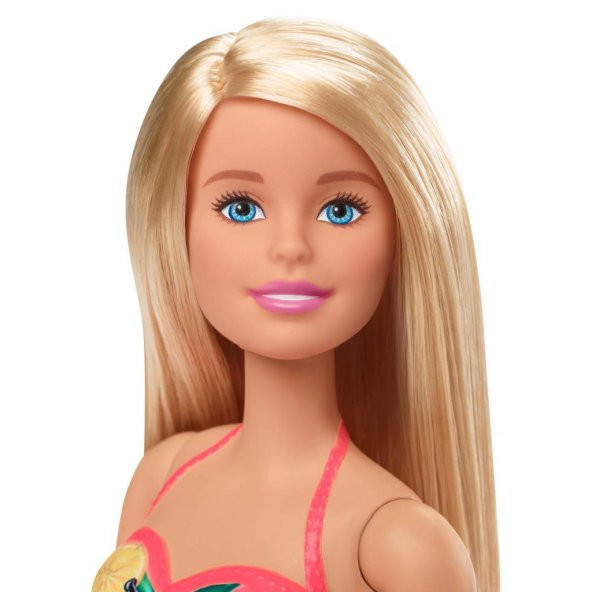 Mattel Barbie ve Eğlenceli Havuzu, 30 cm Boyunda, Sarışın Barbie Bebek ile Kaydıraklı Havuz Oyun Seti ve Aksesuarları GHL91 - 9