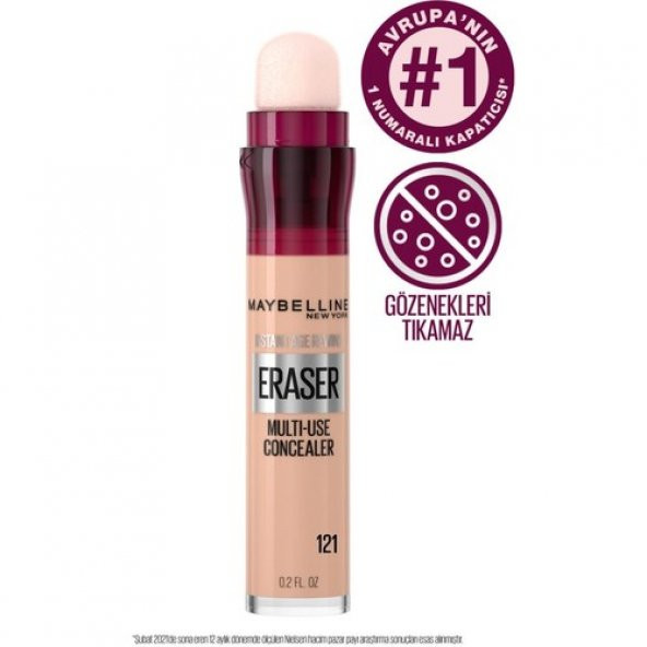 Maybelline  Instant Anti Age Eraser Kapatıcı - 121 Light Honey - 2