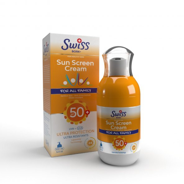 Swiss Bork For All Family Leke Karşıtı Güneş Kremi 50+ 100 ml