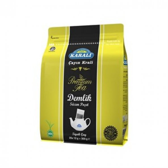 Karali Premium Siyah Demlik Poşet Çay 40 x 24 G