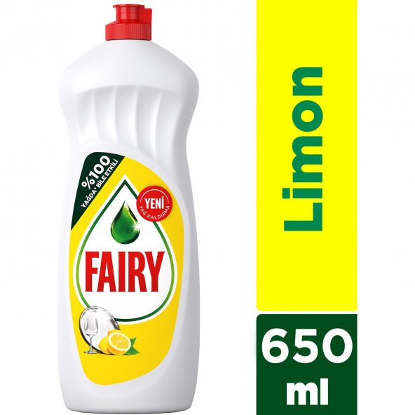 Fairy Sıvı Bulaşık Deterjanı Limon 650 ML