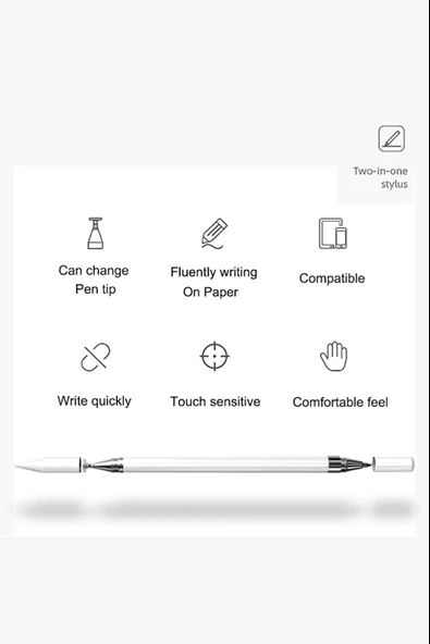 Apple iPad 10.2 8.9.Nesil Uyumlu Özel Dokunmatik Kalem FSKL192 - 6