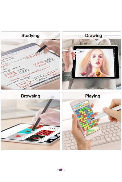 Apple iPad 10.2 8.9.Nesil Uyumlu Özel Dokunmatik Kalem FSKL192 - 9