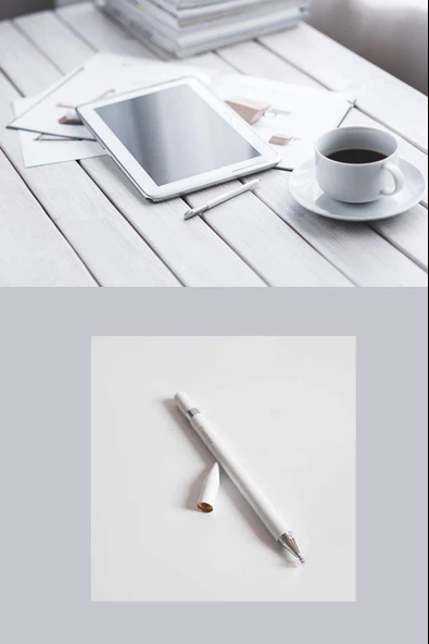 Apple iPad 10.2 8.9.Nesil Uyumlu Özel Dokunmatik Kalem FSKL192 - 3