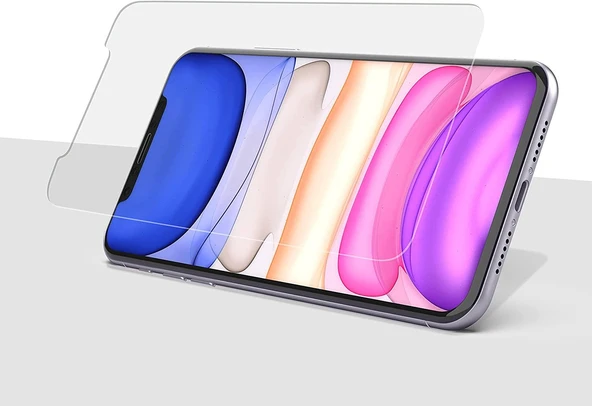 iPhone 11 Cam Ekran Koruyucu, Çizilmelere Sürtünmeye Karşı Korur - Resim 7