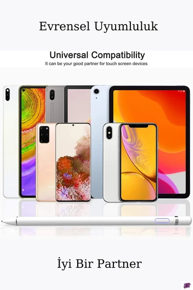 Huawei MatePad 11 2021 için Dokunmatik Ekran Yazı ve Çizim Kalemi - Resim 5