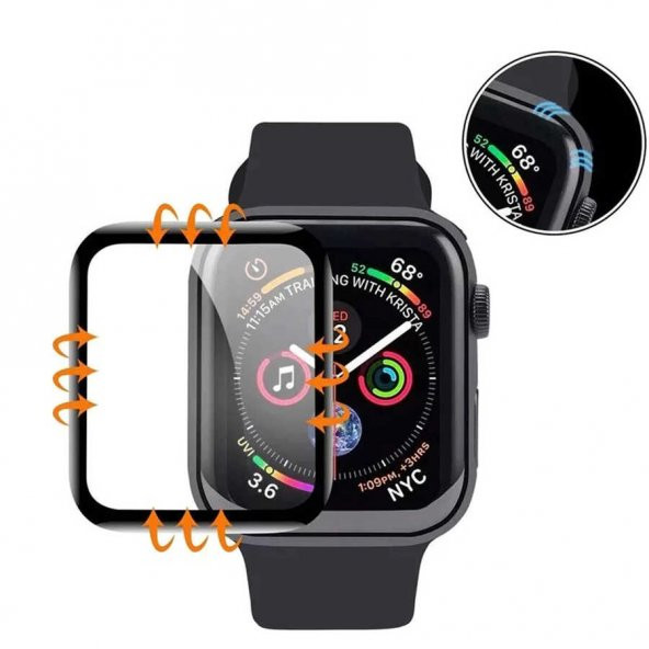 Apple Watch 4/5/6 44mm Fuchsia PPMA Pet Saat Ekran Koruyucu - 7