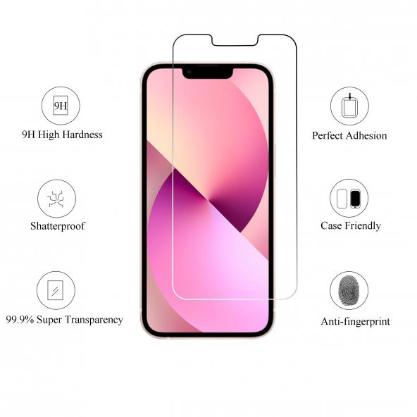 Apple iPhone 13 Pro Max Fuchsia EKS Cam Tamperli Ekran Koruyucu - 4