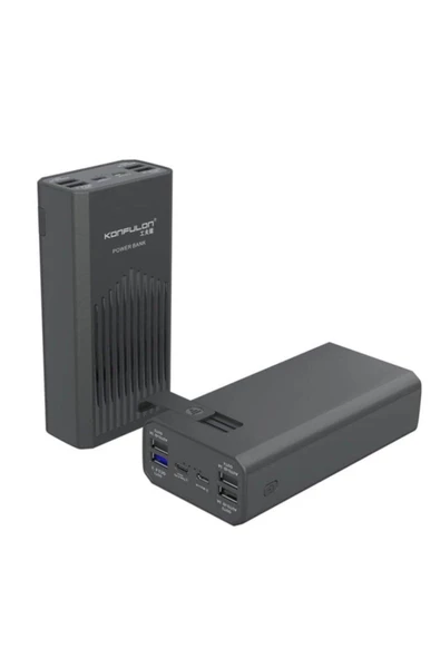 P40Q Powerbank 40.000 mAh PD 18W Hızlı Şarj QC 3.0 ve Oto Standby Özellikli Telefon Tablet Tutamaçlı Powerbank - 10