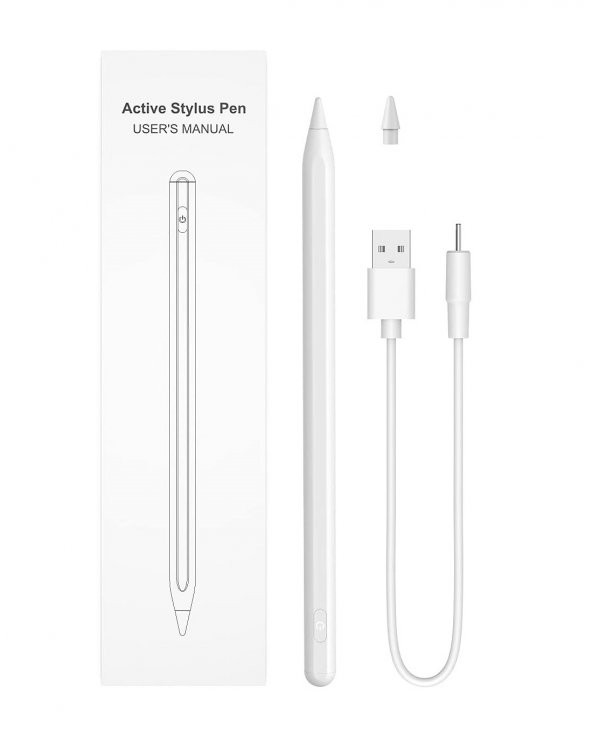 Apple iPad Pro 11 3. Nesil Avuç İçi Algılamaz Eğime Duyarlı Kalem - 8