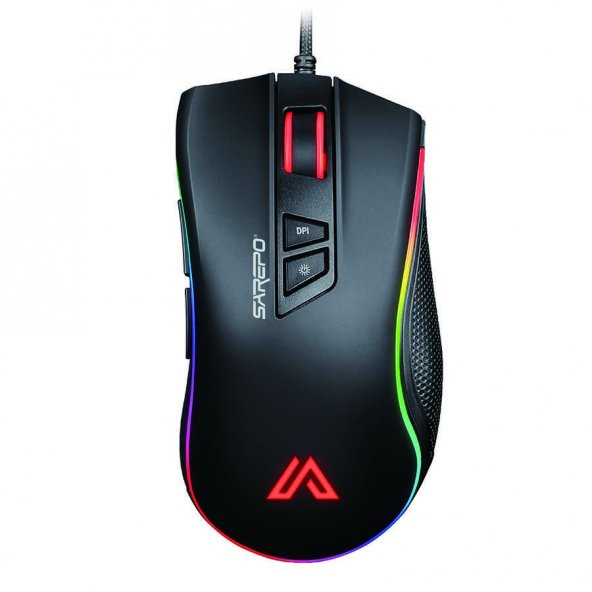 Sarepo GT-300 Oyuncu Mouse 9 Tuşlu Çoklu Mod RGB Aydınlatmalı - 3