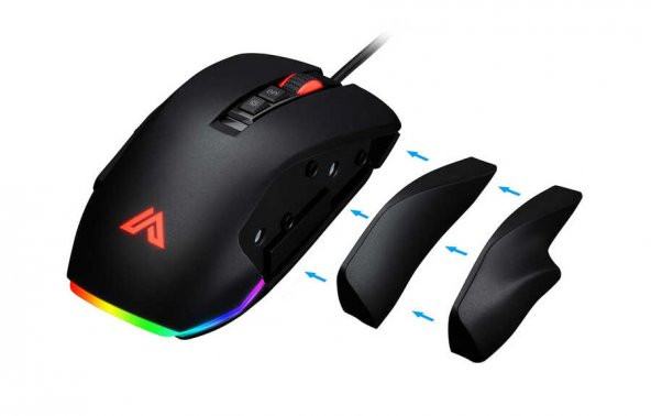 Sarepo GT-400 Oyuncu Mouse Ekstra Kanat + 4 Farklı Boyut Seçeneği - 8
