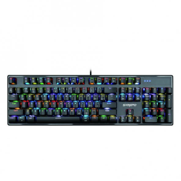 Sarepo MJ-93P Oyuncu Klavyesi Mekanik Hisli RGB Aydınlatmalı - 2
