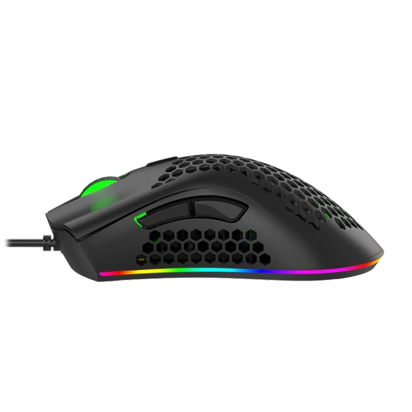 Sarepo GT-120 Oyuncu Mouse 7 Tuşlu Çok Modlu RGB Aydınlatmalı - Resim 4