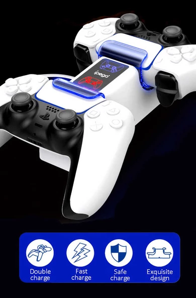 Playstation 5 PG-P5003 Dualsense Şarj İstasyonu - Resim 9