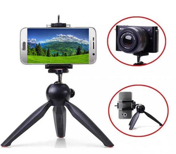 Fuchsia DC-338 Tripod Ayarlanabilir 360° Çok Yönlü Kullanım Hafif - Resim 2