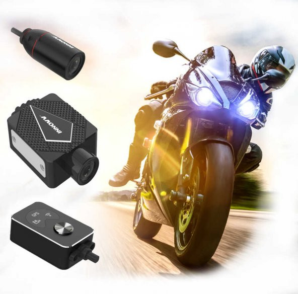 Innovv K5 Motosiklet Kamerası 4K, Su Geçirmez, Ön & Arka Kayıt