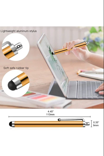 Tüm Dokunmatik Telefonlarla Uyumlu Dokunmatik Ekran Kalemi Stylus - 7