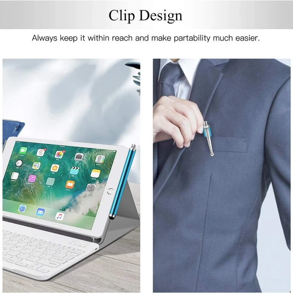 Tüm Dokunmatik Telefonlarla Uyumlu Dokunmatik Ekran Kalemi Stylus - 2