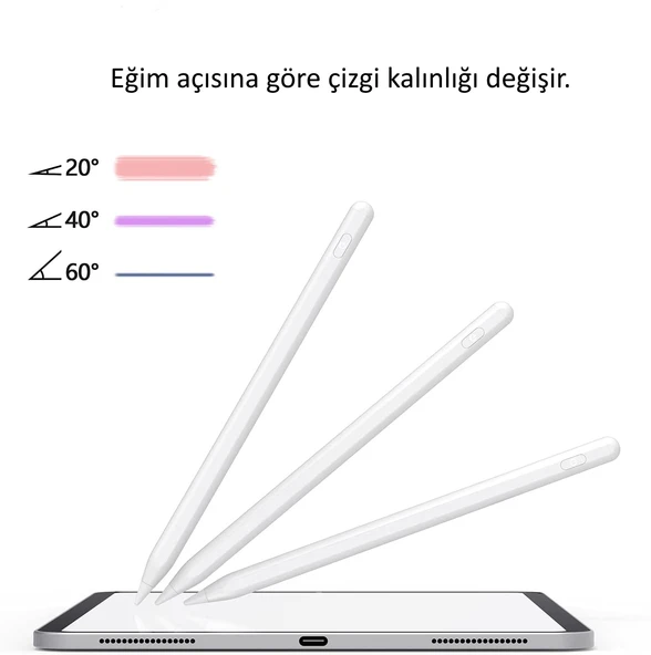 Palm Rejection Eğime Duyarlı Yedek Kalem Ucu Stylus Pen Spare Tip - Resim 3