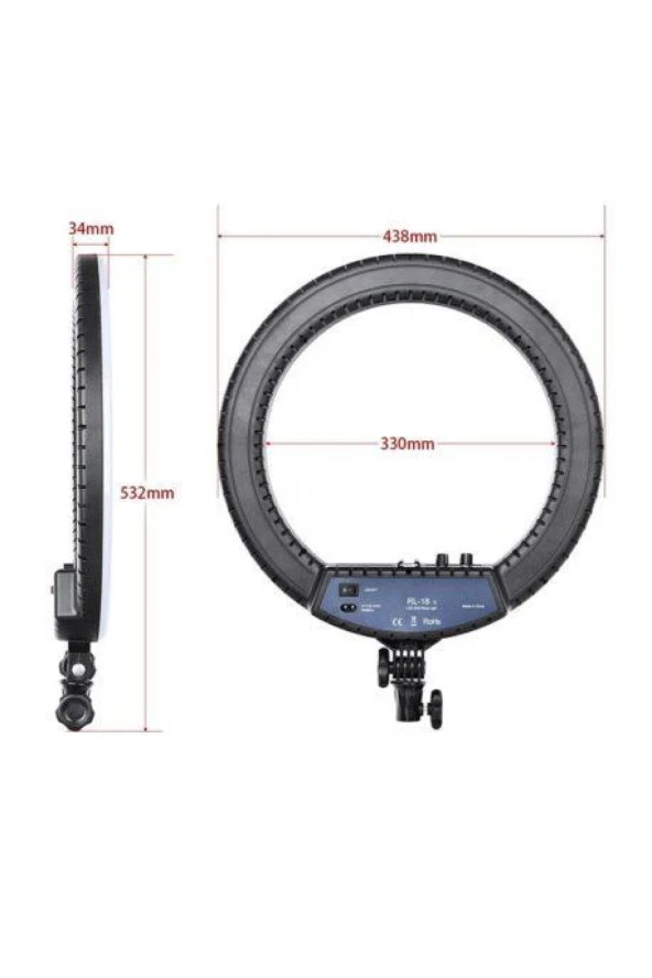 Newface RL-21 Selfie Işığı Tripodlu Kumandalı Ayarlı Ring Light - Resim 5