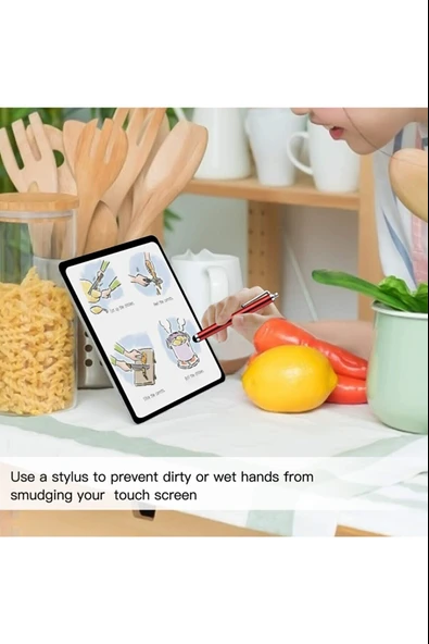 Tüm Dokunmatik Telefonlarla Uyumlu Dokunmatik Ekran Kalemi Stylus - 8