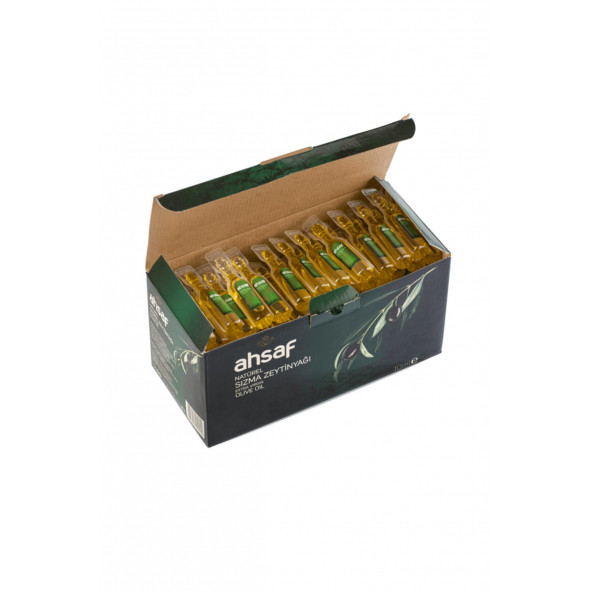 Ahsaf Natürel Sızma Zeytinyağı (10 ml -100 'lü Ekonomik Paket) - 2