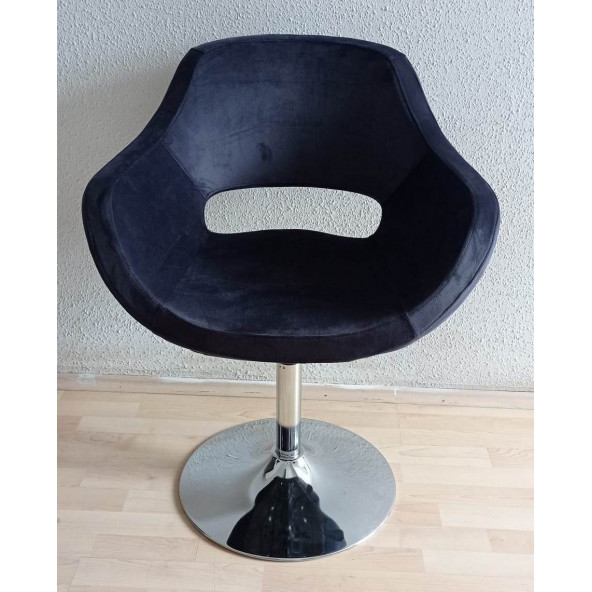 Bekleme Koltuğu Krom Tepsi Ayaklı Döküm Süngerli Kumaş Antrasit - 5