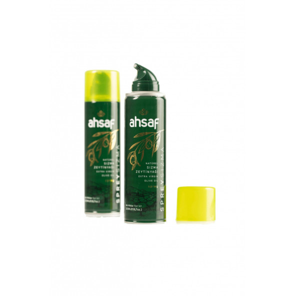Ahsaf Natürel Sızma Zeytinyağı Sprey 200 ml -Teneke - 2