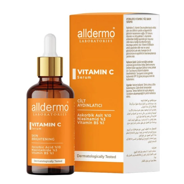 ALLDERMO VİTAMİN C  CİLT AYDINLATICI SERUM 30 ML