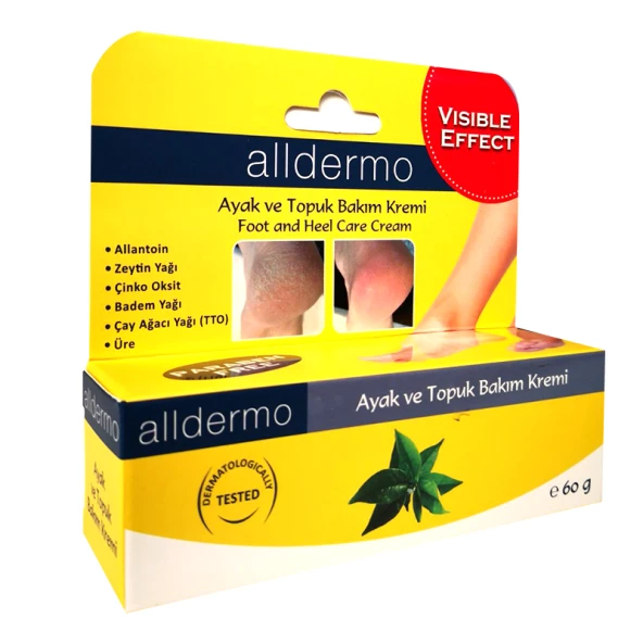 ALLDERMO AYAK VE TOPUK BAKIM KREMİ 60 GR