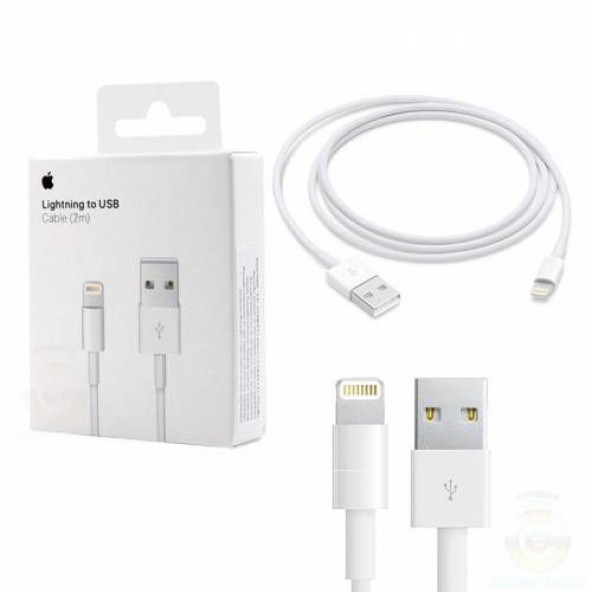 Yeni Nesil Apple İphone 5s 6s 7 Plus 8 Xr Xs Orjinal Şarj Aleti Cihazı Usb Kablo Set (ADAPTÖR+KABLO) - 3