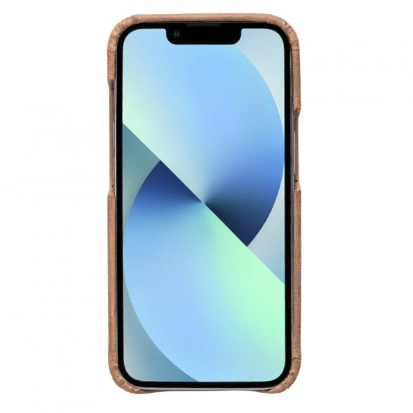 Bouletta Apple iPhone 13 Pro Uyumlu Deri Arka Kapak F360 G2