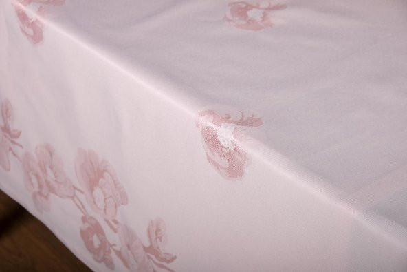 Finezza Müge Lüx Jakar Kumaş Pudra Masa Örtüsü  Dikdörtgen 160x320 cm - 1083 - 10