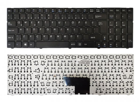 Casper Nirvana C-800, GT950, C8K-6500 Klavye Tuş Takımı (Siyah TR)
