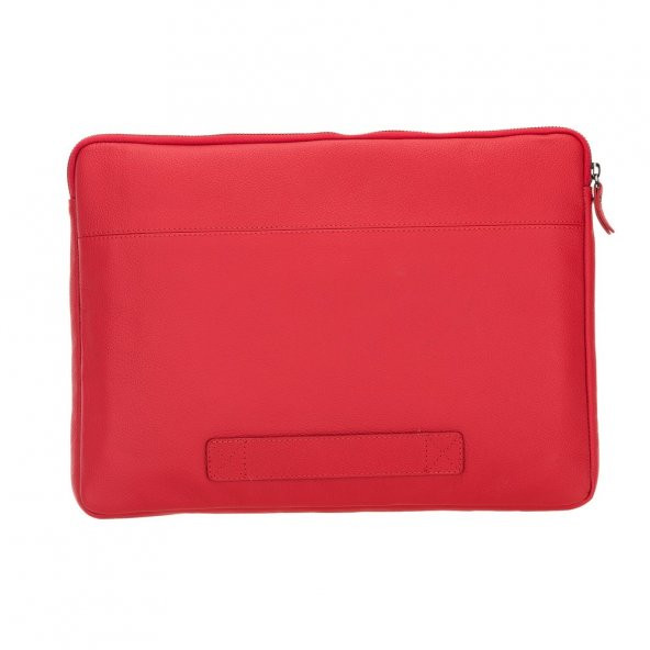 Bouletta Awe Deri 15-16 inç Tablet Pc Çantası Drop2 Kırmızı