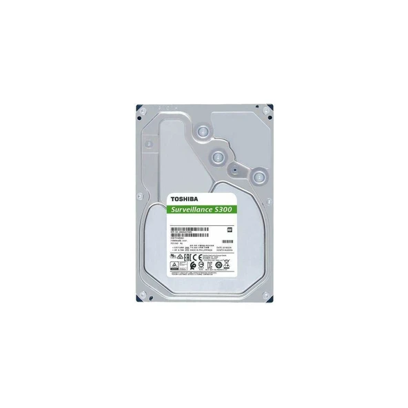6TB TOSHIBA 5400RPM S300 PRO SATA3 256MB 7/24 HDWT860UZSVA 3 YIL GARANTİ - 1