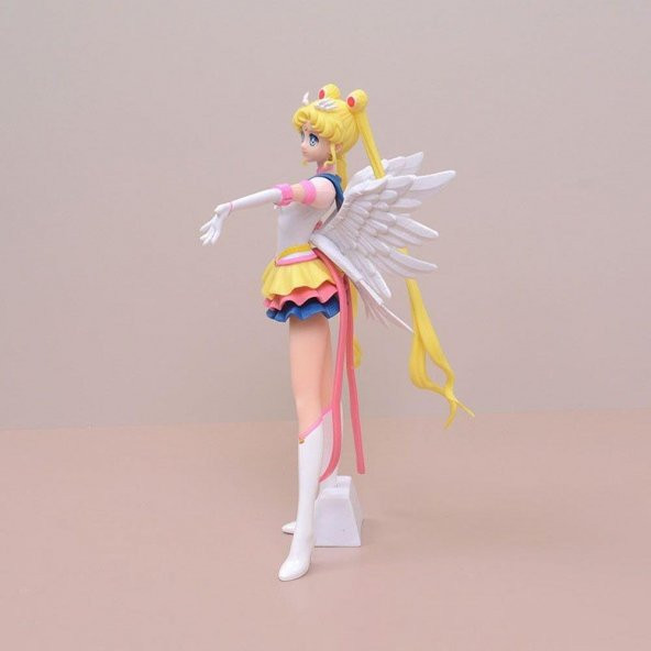 Sailor Moon Ay Savaşçısı Figür Oyuncak Koleksiyon Masaüstü Süsü Biblo 23 cm 11065 - 2