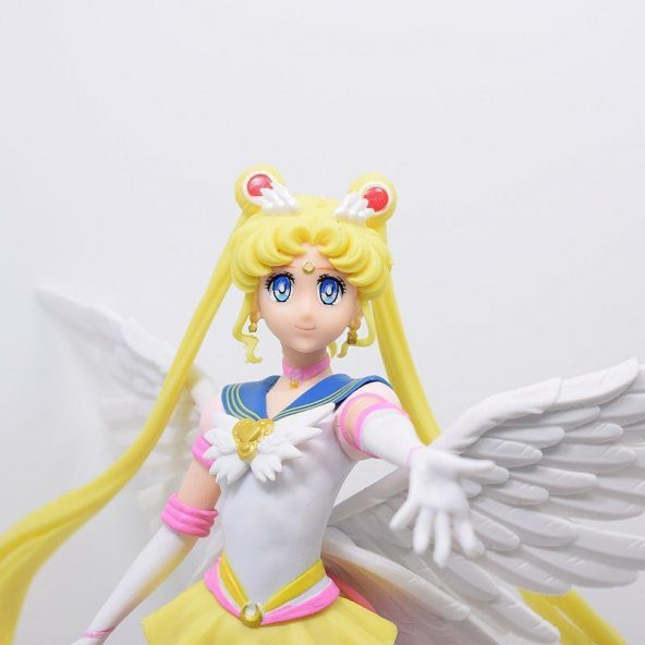 Sailor Moon Ay Savaşçısı Figür Oyuncak Koleksiyon Masaüstü Süsü Biblo 23 cm 11065 - 4